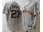 Nike San Francisco Giants #23 Kris Bryant Grey Flexbase Jersey