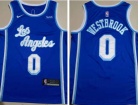 Nike Los Angeles Lakers #0 Russell Westbrook Blue Jersey