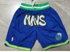 Dallas Mavericks Blue Just Don Shorts