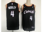 Nike Cleveland Cavaliers #4 Evan Mobley Navy Blue 2021 City Jersey