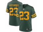 Green Bay Packers #23 Jaire Alexander Green Throwback Limited Jersey