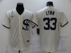 Nike Chicago White Sox #33 Lance Lynn Cream Field Of Dreams Cool Base Jersey