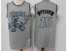 Toronto Raptors #15 Vince Carter Grey Throwback Jersey