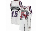 Toronto Raptors #15 Carter White Soul Swingman Jersey