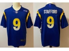 Los Angeles Rams #9 Matthew Stafford Blue Limited Jersey