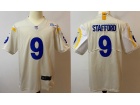 Los Angeles Rams #9 Matthew Stafford Cream Limited Jersey