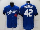 Nike Los Angeles Dodgers #42 Jackie Robinson Blue City Flexbase Jersey