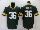  Green Bay Packers #36 LeRoy Butler Green Vapor Limited Jersey