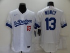 Nike Los Angeles Dodgers #13 Max Muncy White City Flexbase Jersey