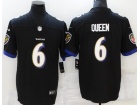 Baltimore Ravens #6 Patrick Queen Black Vapor Limited Jersey