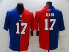 Buffalo Bills #17 Josh Allen Blue/Red Split Limited Jersey