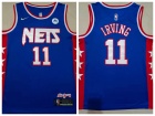 Nike Brooklyn Nets #11 Kyrie Irving New Jersey Nets Classic Blue Jersey