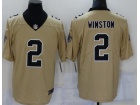 New Orleans Saints #2 Jameis Winston Gold Inverted Legend Limited Jersey