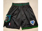 Minnesota Timberwolves Black Throwback Shorts