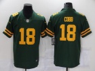 Green Bay Packers #18 Randall Cobb Green Throwback Limited Jersey