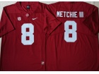 Alabama Crimson #8 John Metchie III Red Limited Jersey