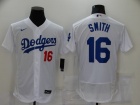 Nike Los Angeles Dodgers #16 Will Smith White Flexbase Jersey