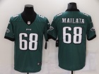 Philadelphia Eagles #68 Jordan Mailata Green Limited Jersey