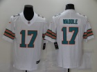 Miami Dolphins #17 Jaylen Waddle White Color Rush Limited Jersey