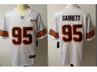 Cleveland Browns #95 Myles Garrett White 1946 Limited Jersey