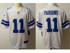 Dallas Cowboys #11 Micah Parsons White Vapor Limited Jersey