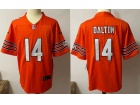 Chicago Bears #14 Andy Dalton Orange Vapor Limited Jersey