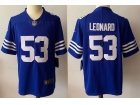 Indianapolis Colts #53 Darius Leonard Royal Blue New Style Vapor Limited Jersey