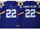 LSU Tigers #22 Clyde Edwards-Helaire Purple Limited Jersey