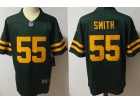 Green Bay Packers #55 Za'Darius Smith Green Throwback Limited Jersey