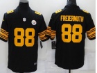 Pittsburgh Steelers #88 Pat Freiermuth Black Color Rush Limited Jersey