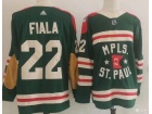 Adidas Minnesota Wild #22 Kevin Fiala Green Winter Classic Jersey