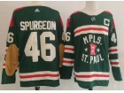 Adidas Minnesota Wild #46 Jared Spurgeon Green Winter Classic Jersey