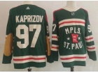 Adidas Minnesota Wild #97 Kirill Kaprizov Green Winter Classic Jersey