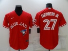 Nike Toronto Blue Jays #27 Vladimir Guerrero JR Red Cool Base Jersey