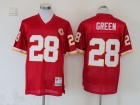 Washington Redskins #28 Darrell Green Red Throwback Jersey