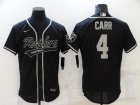 Las Vegas Raiders #4 Derek Carr Black Flexbase MLB Baseball Jersey