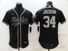 Las Vegas Raiders #34 Bo Jackson Black Flexbase MLB Baseball Jersey