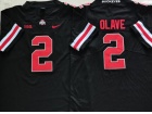 Ohio State Buckeyes #2 Chris Olave Black Limited Jersey