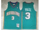 Charlotte Hornets #3 Chris Paul Teal Throwback Jersey