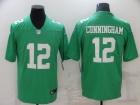 Philadelphia Eagles #12 Randall Cunningham Apple Green Limited Jersey