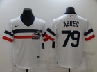 Nike Chicago White Sox #79 Jose Abreu White Cooperstown Pullover Jersey