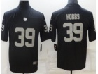 Las Vegas Raiders #39 Nate Hobbs Black Vapor Limited Jersey