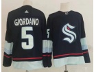 Seattle Kraken #5 Mark Giordano Blue Jersey