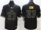 Minnesota Vikings #33 Dalvin Cook Black Golden Jersey