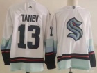 Seattle Kraken #13 Brandon Tanev White Retro Jersey