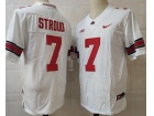 Ohio State Buckeyes #7 C.J. Stroud White Jersey