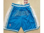 Los Angeles Lakers Baby Blue Just Don Shorts