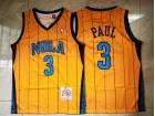 Charlotte Hornets #3 Chris Paul Yellow Throwback Jersey