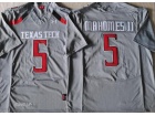 Texas Tech #5 Patrick Mahomes II Grey College Football Jersey