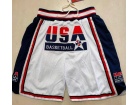 Team USA White Just Don Shorts